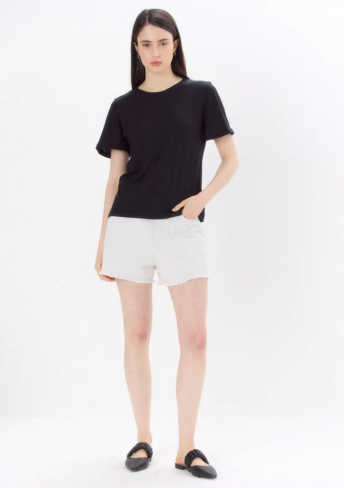 Remera Manga Corta Negra